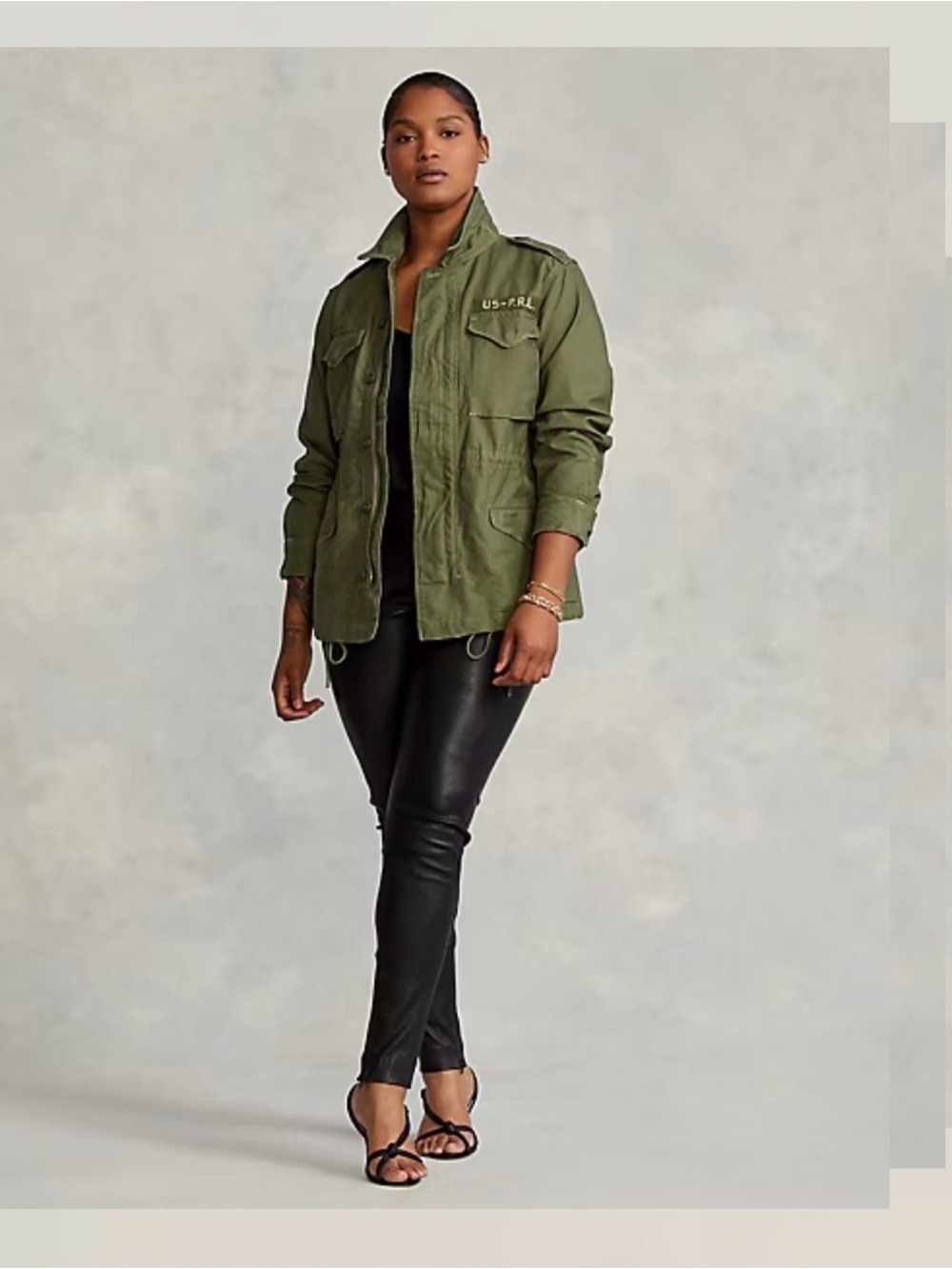 Ralph Lauren Olive Green Military "Field" Jacket - Women
